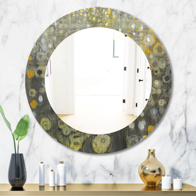 East Urban Home Rain Abstract V Modern and Contemporary Bathroom Mirror ...